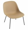 Muuto FIBER LOUNGE Fotel Ochre - Rama Metalowa